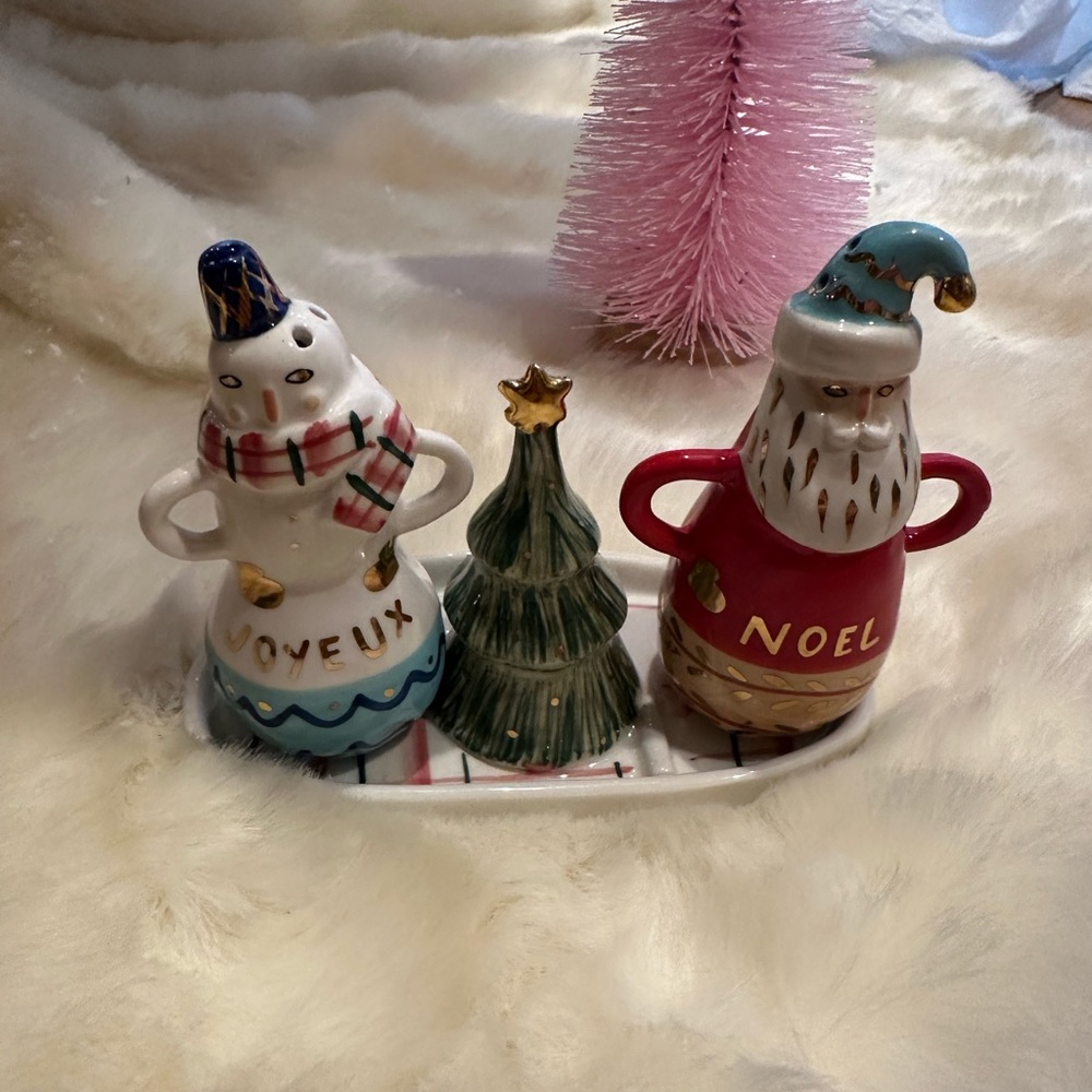 Anthropologie salt and pepper shakers
